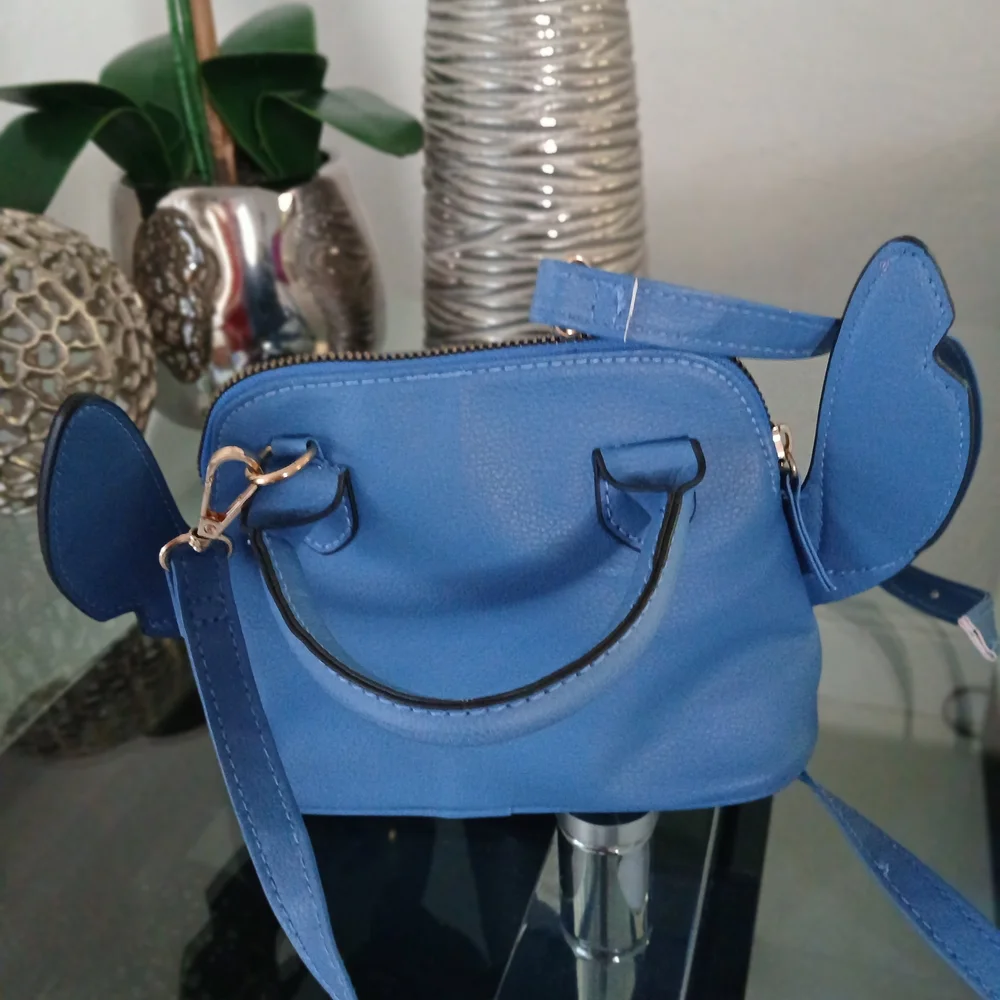 Stitch Character Kids Bag - Blue and Purple